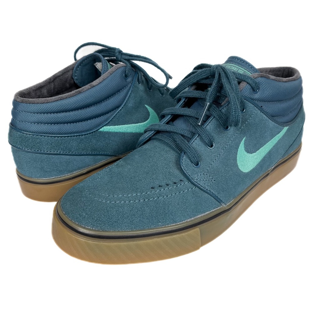 Nike SB Zoom Stefan Janoski Mid 443095-336 Men Size 9 Rare 2013 OG Blue Teal